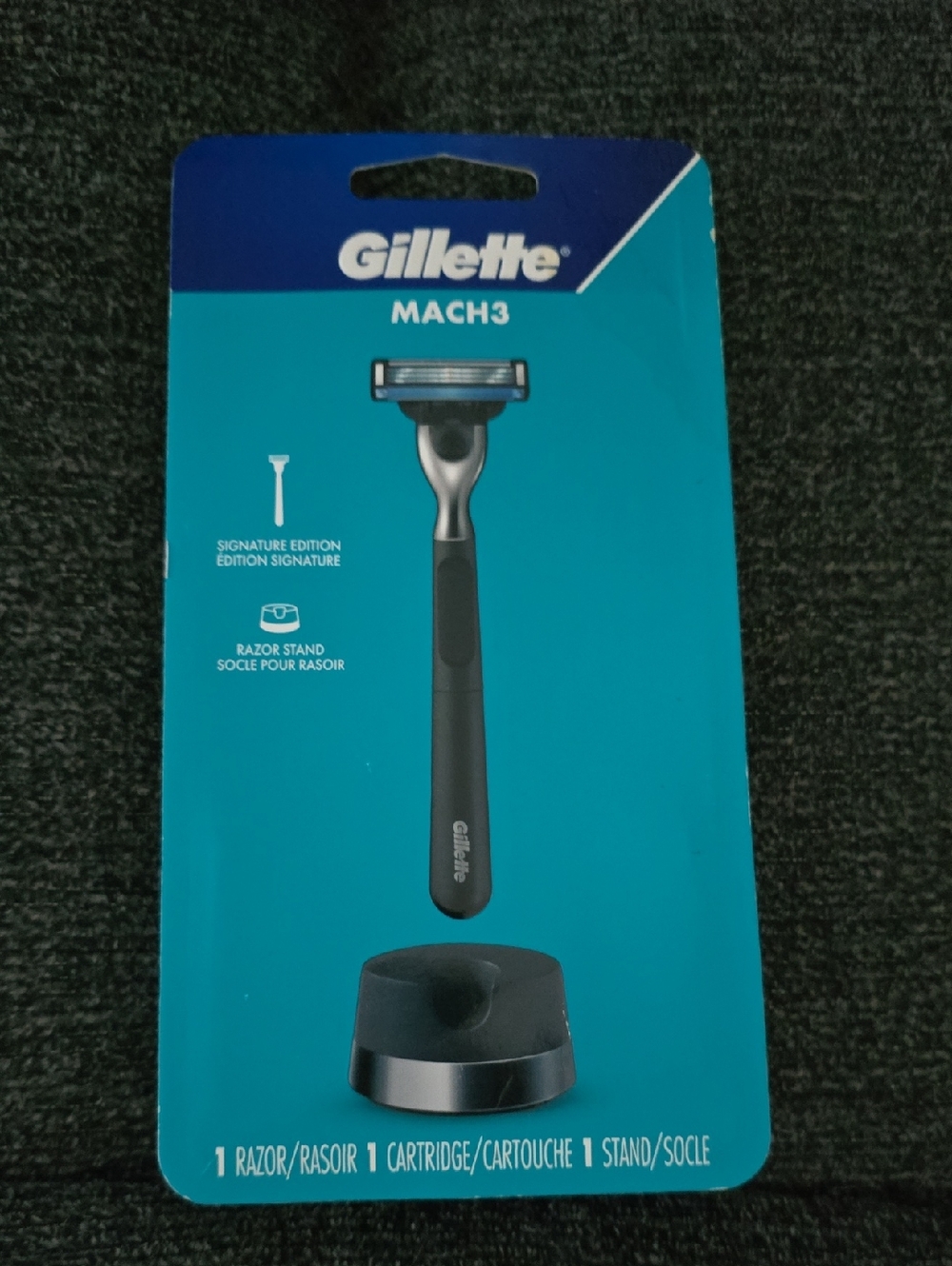 Mach3 Black Men's Razor with Stand  (C051)